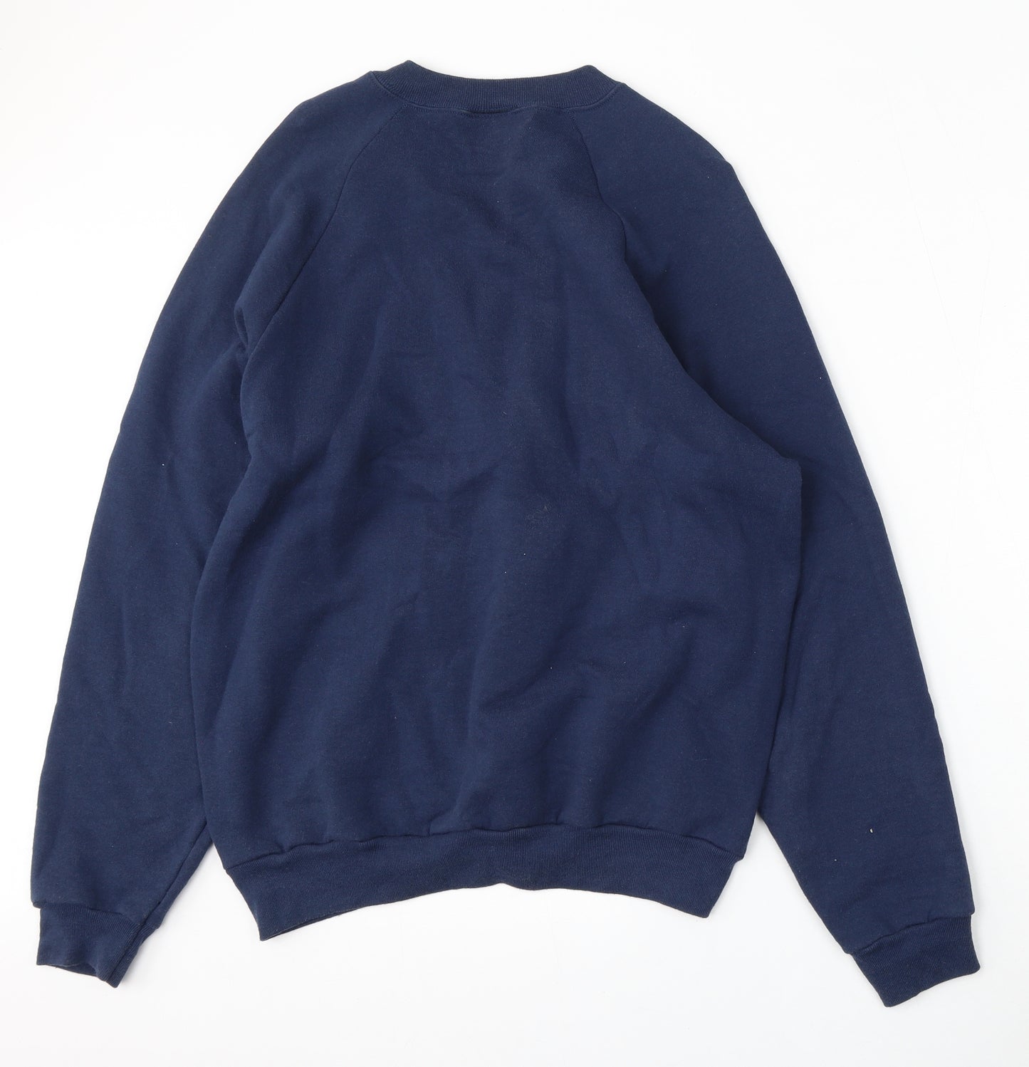 Sco Shirts Mens Blue  Cotton Pullover Sweatshirt Size L   - Scotland