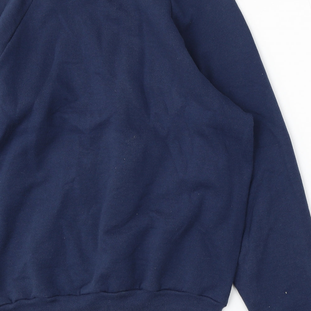 Sco Shirts Mens Blue  Cotton Pullover Sweatshirt Size L   - Scotland
