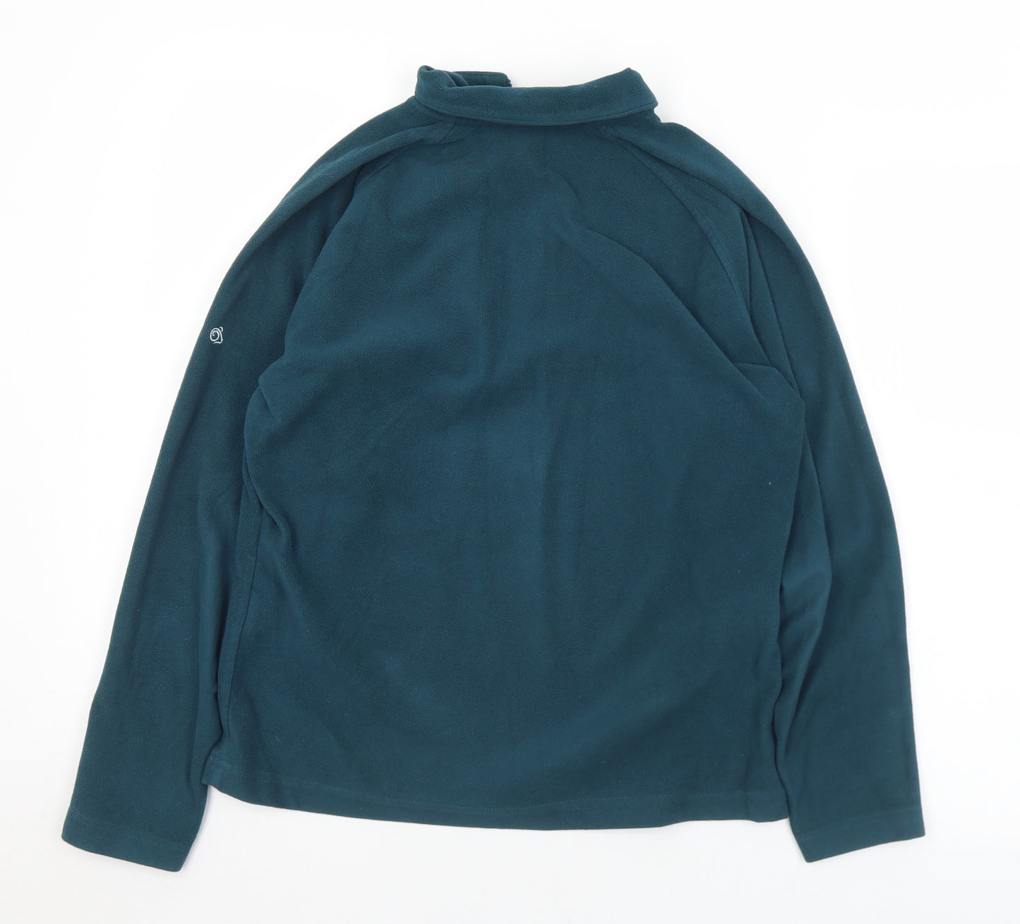 Craghoppers Womens Green Collared  Polyester Pullover Jumper Size 10