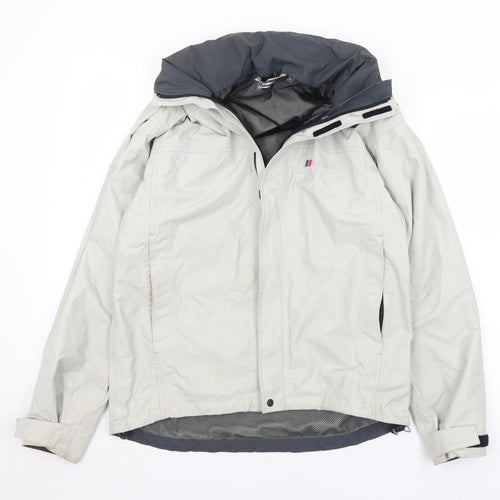 Berghaus Mens Ivory   Rain Coat Coat Size S  Zip