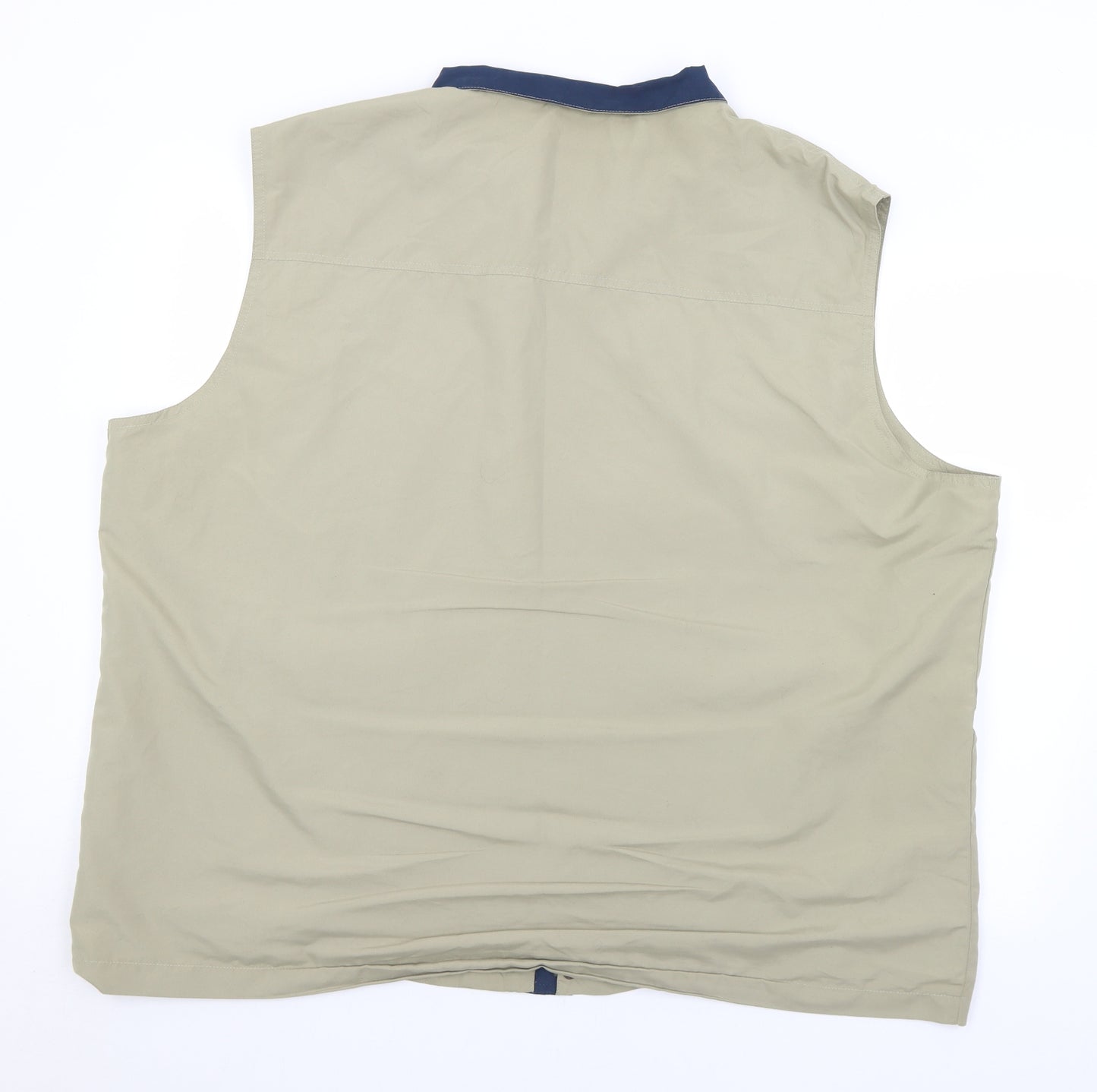 Premier Man Mens Beige   Jacket Waistcoat Size 2XL  Zip