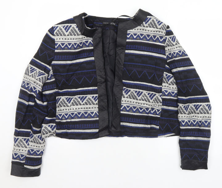 Atmosphere Womens Multicoloured Geometric Jacket Size 18