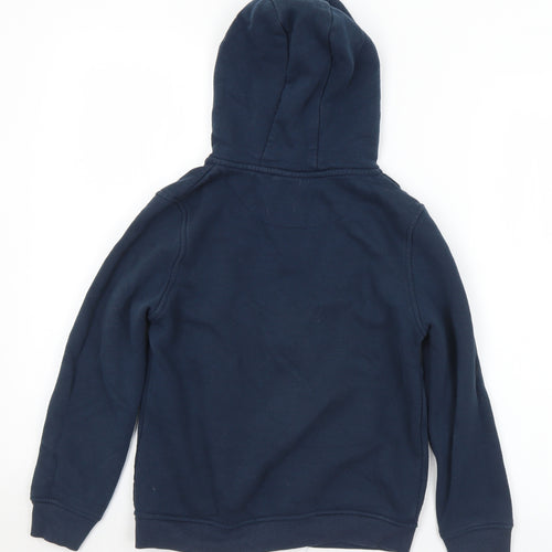 Primark Boys Blue  Cotton Full Zip Hoodie Size 9-10 Years  Zip