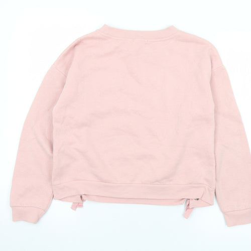 Primark Girls Pink  Polyester Pullover Sweatshirt Size 11-12 Years   - Unfollow