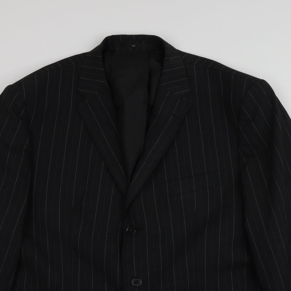 Travelmaster Mens Grey Striped  Jacket  Size 50