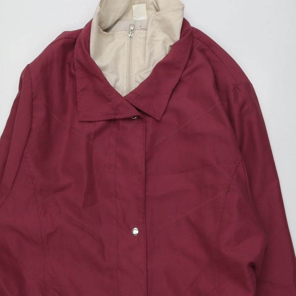 Gabriella Vicenga  Womens Pink   Jacket  Size 24