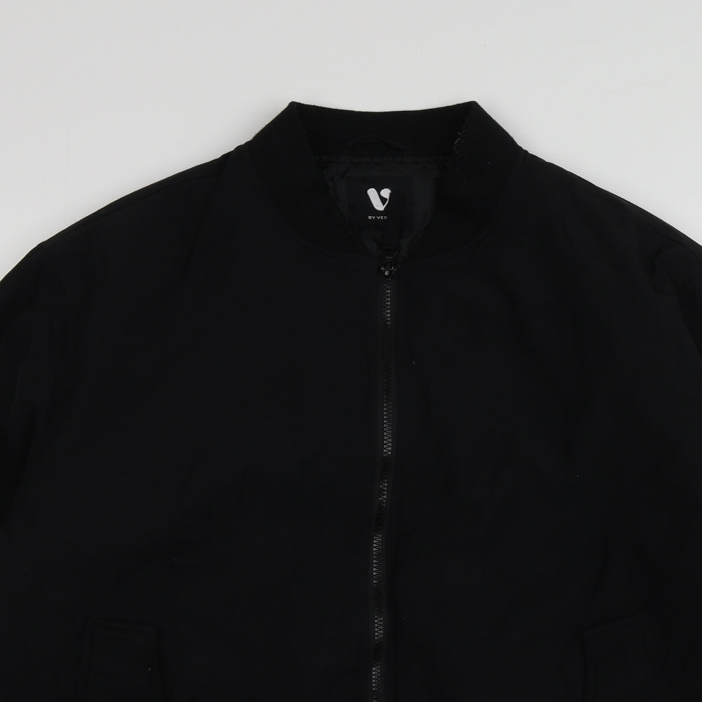 By Very Mens Black   Bomber Jacket Jacket Size XL