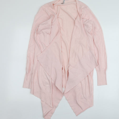 Capsule Womens Pink V-Neck  Viscose Cardigan Jumper Size 6