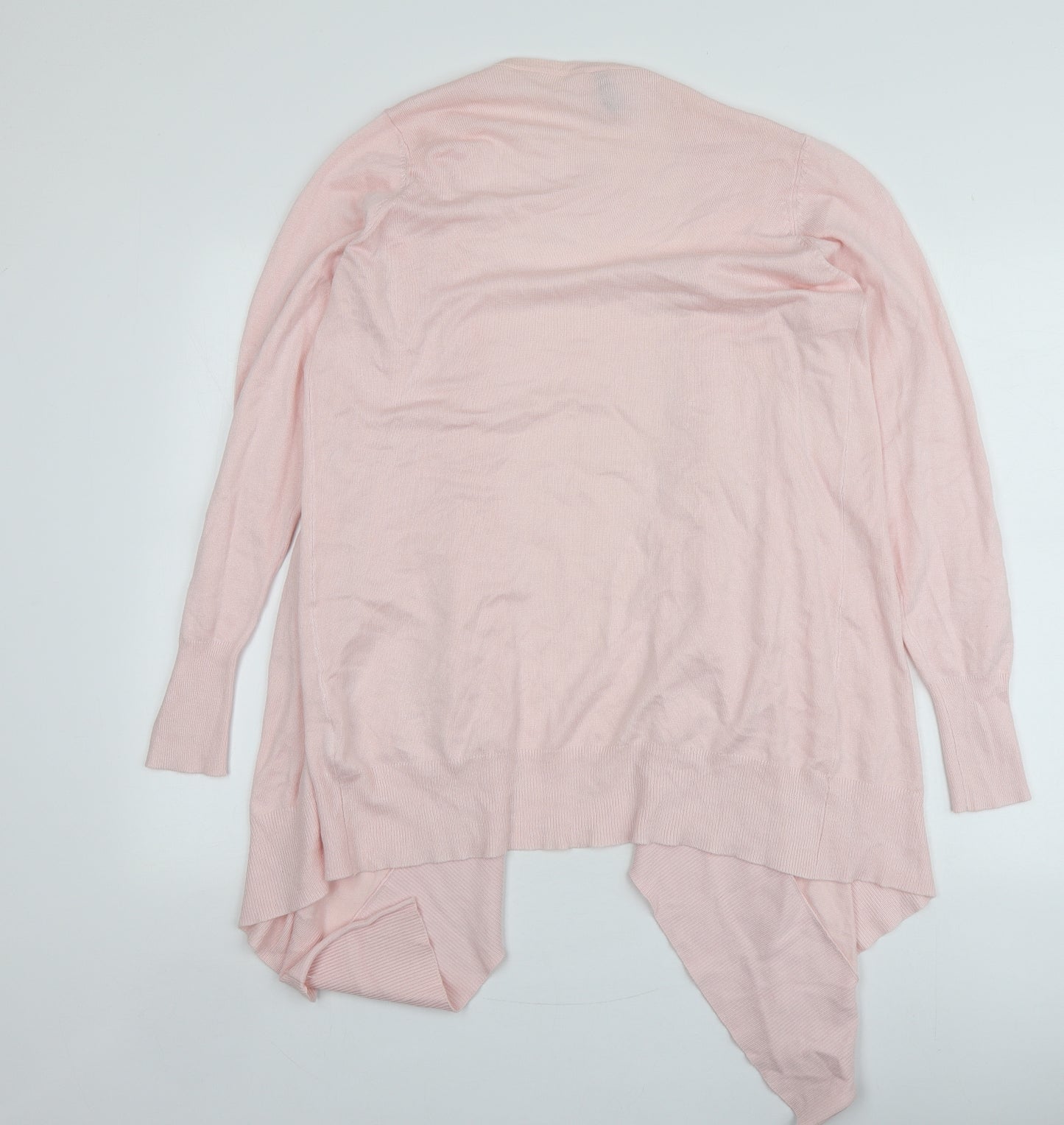 Capsule Womens Pink V-Neck  Viscose Cardigan Jumper Size 6
