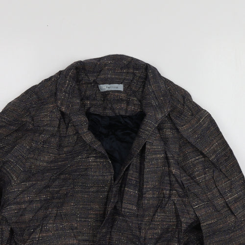 Redherring Womens Purple  Viscose Jacket Suit Jacket Size 16
