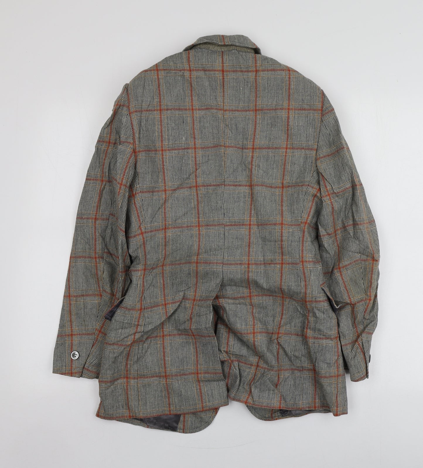Jonathan Womens Beige Plaid Wool Jacket Suit Jacket Size S