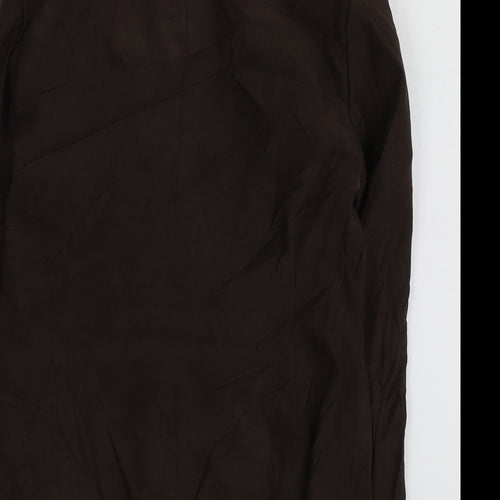 NEXT Womens Brown  Polyester Jacket Suit Jacket Size 12