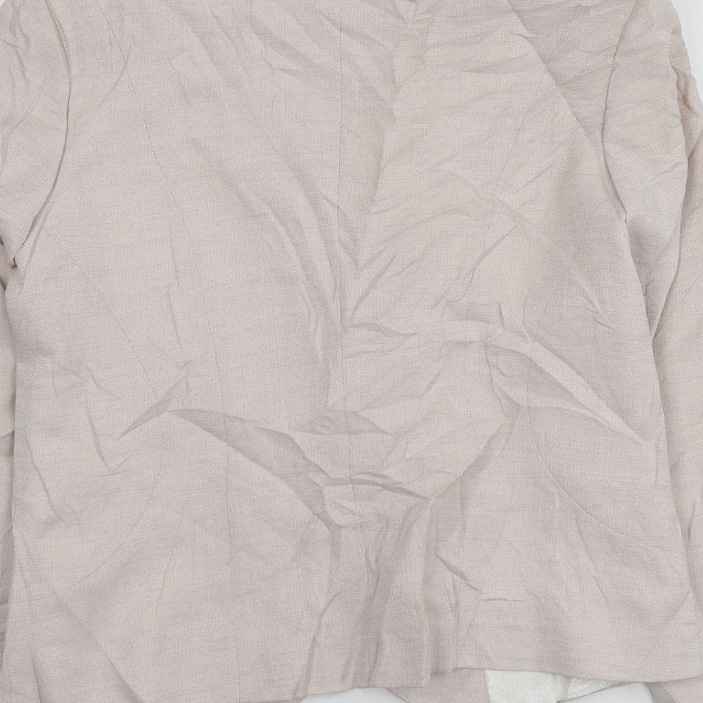 Bonmarché Womens Pink  Polyester Jacket Blazer Size 12