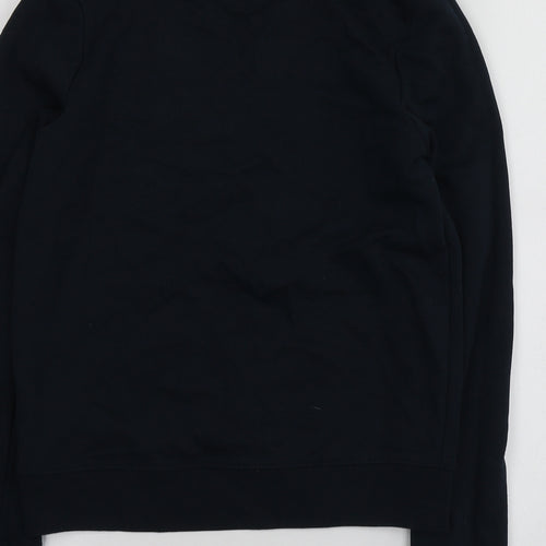 Jack Wills Womens Blue Geometric Cotton Pullover Hoodie Size 6