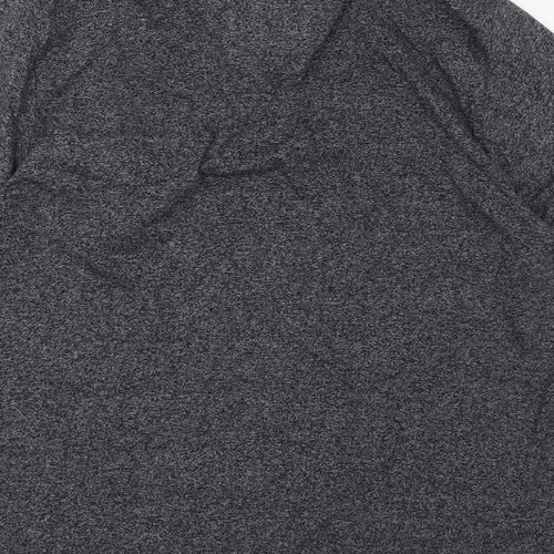 Cenrered Mens Grey  Cotton  Polo Size 2XL Collared