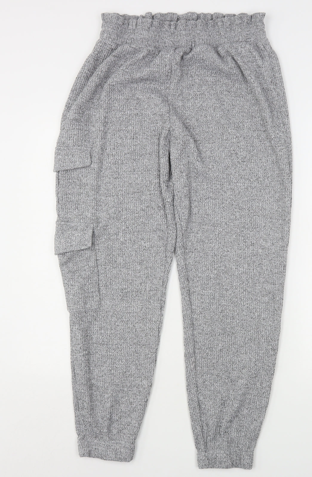 Pep&Co Womens Grey  Polyester Sweatpants Trousers Size 14 L30 in Regular