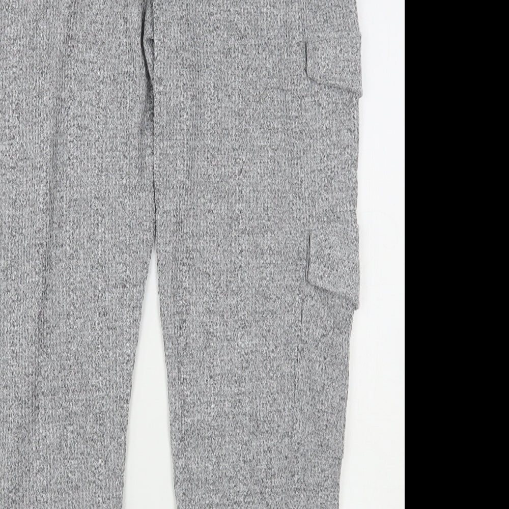 Pep&Co Womens Grey  Polyester Sweatpants Trousers Size 14 L30 in Regular