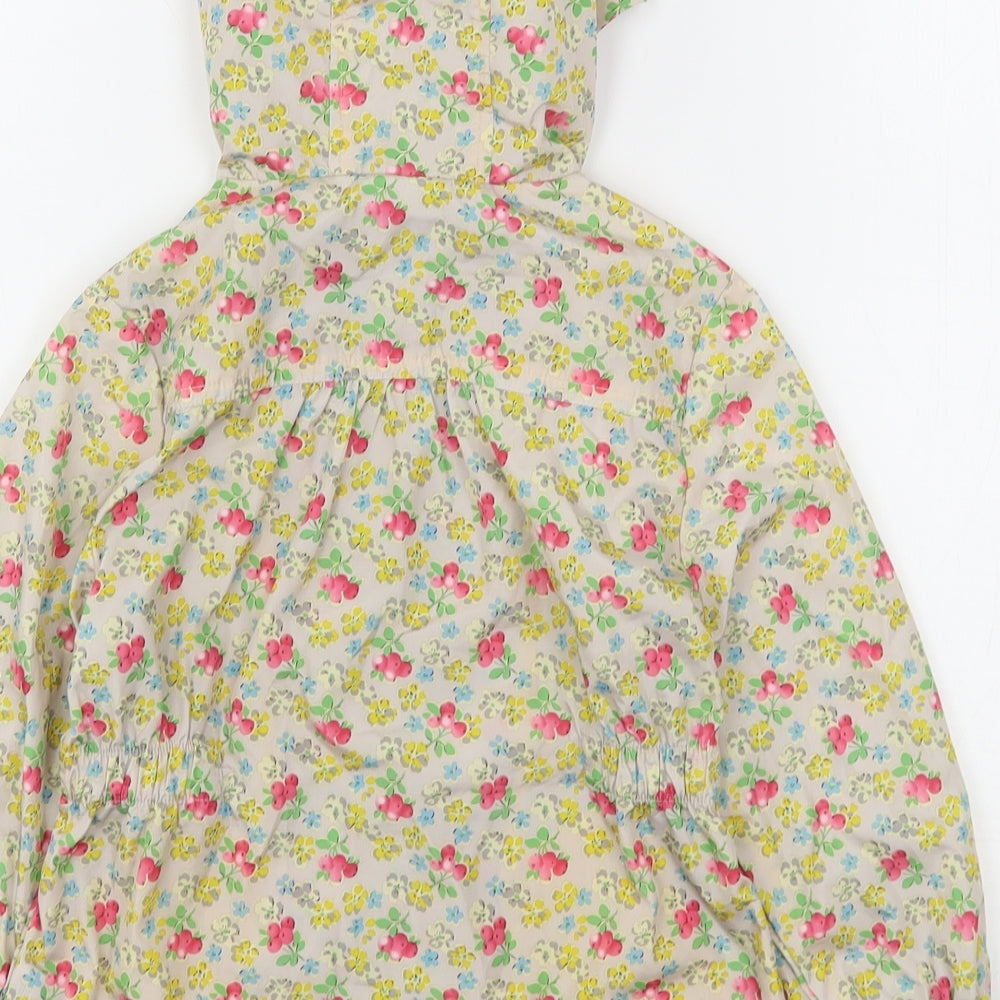 NEXT Girls Multicoloured Floral  Windbreaker Coat Size 4 Years