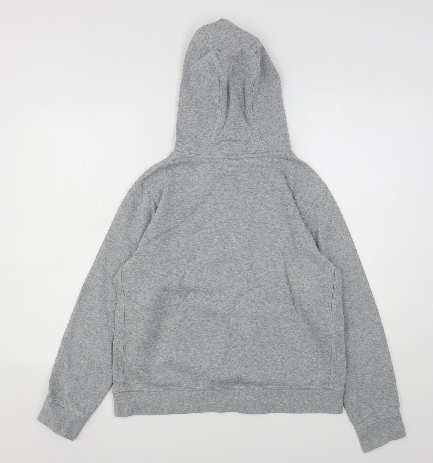 Nike Boys Grey  Cotton Pullover Hoodie Size 13-14 Years