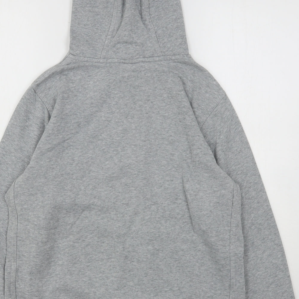 Nike Boys Grey  Cotton Pullover Hoodie Size 13-14 Years