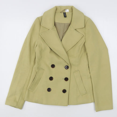H&M Womens Beige   Pea Coat Coat Size 4