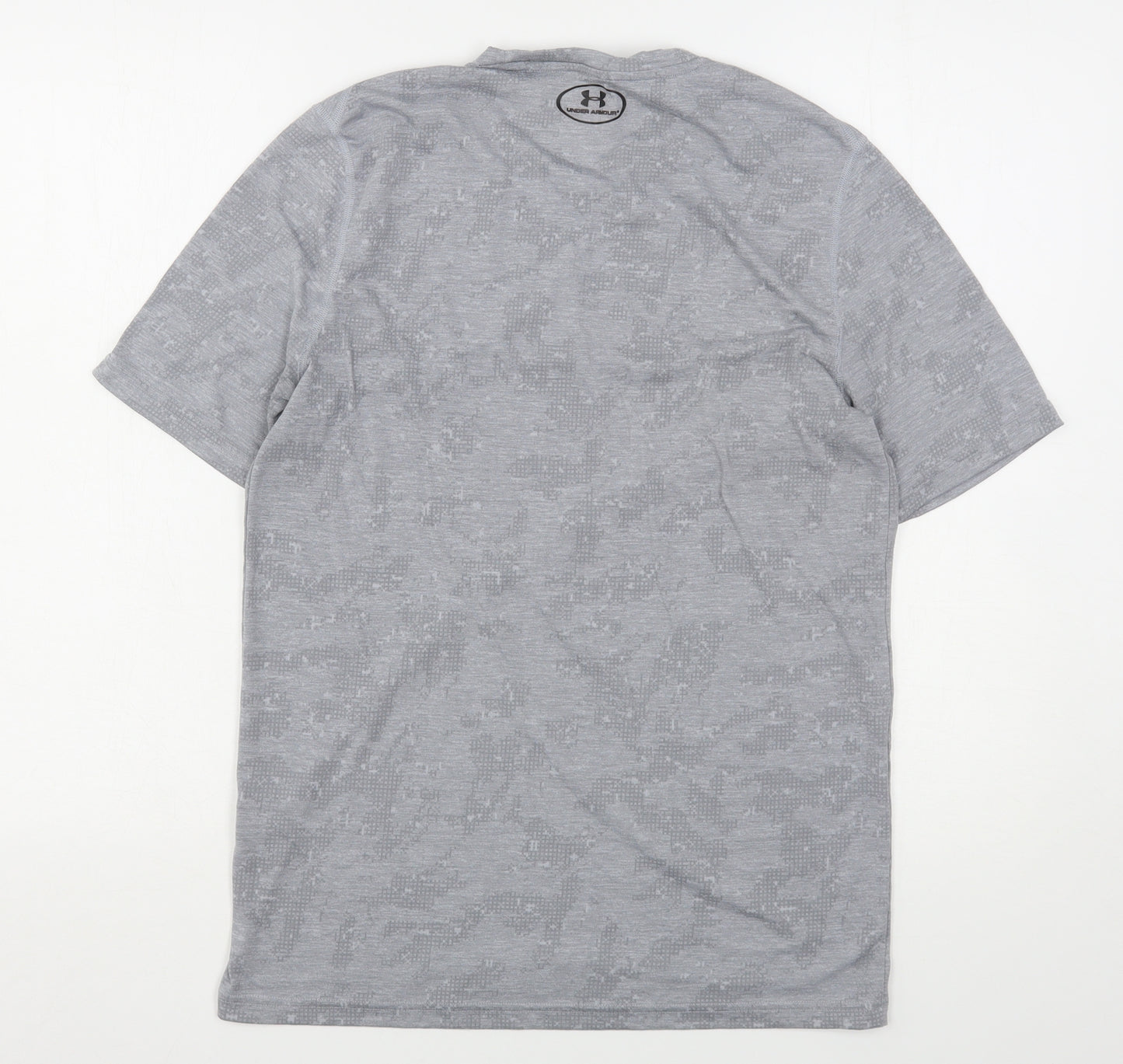 Under armour Mens Grey  Polyester  T-Shirt Size M Round Neck