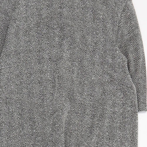 Primark Womens Grey  Polyester A-Line  Size 14  Mock Neck Pullover