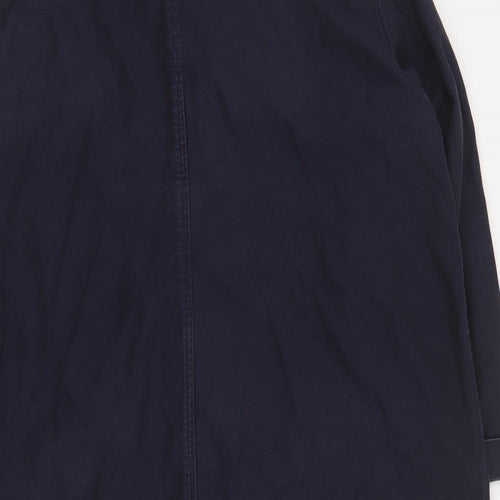 H&M Womens Blue   Jacket Coat Size 8  Button