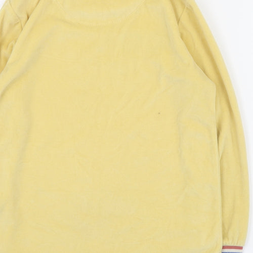 Primark Girls Yellow Crew Neck  Polyester Pullover Jumper Size 8-9 Years  Pullover - Slogan