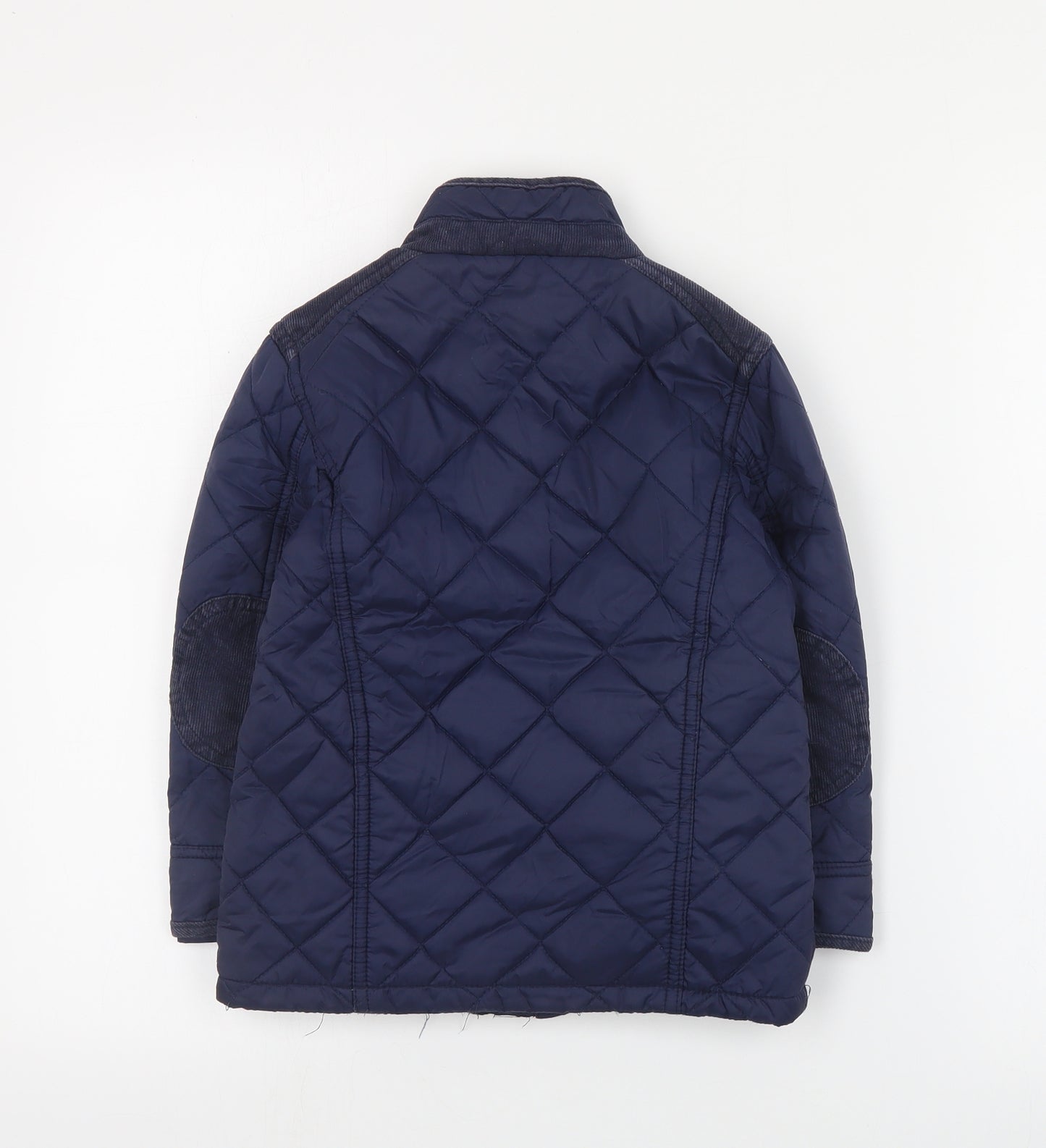 George Boys Blue   Quilted Coat Size 4-5 Years  Zip