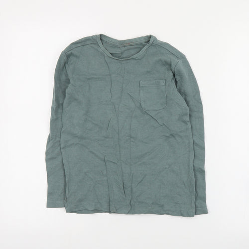 Dunnes Boys Blue Round Neck  Cotton Pullover Jumper Size 8-9 Years  Pullover