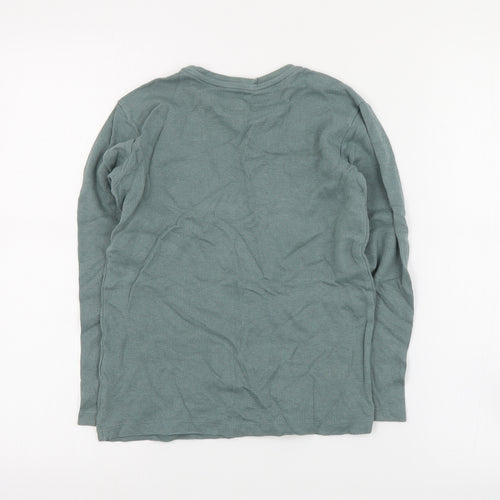 Dunnes Boys Blue Round Neck  Cotton Pullover Jumper Size 8-9 Years  Pullover