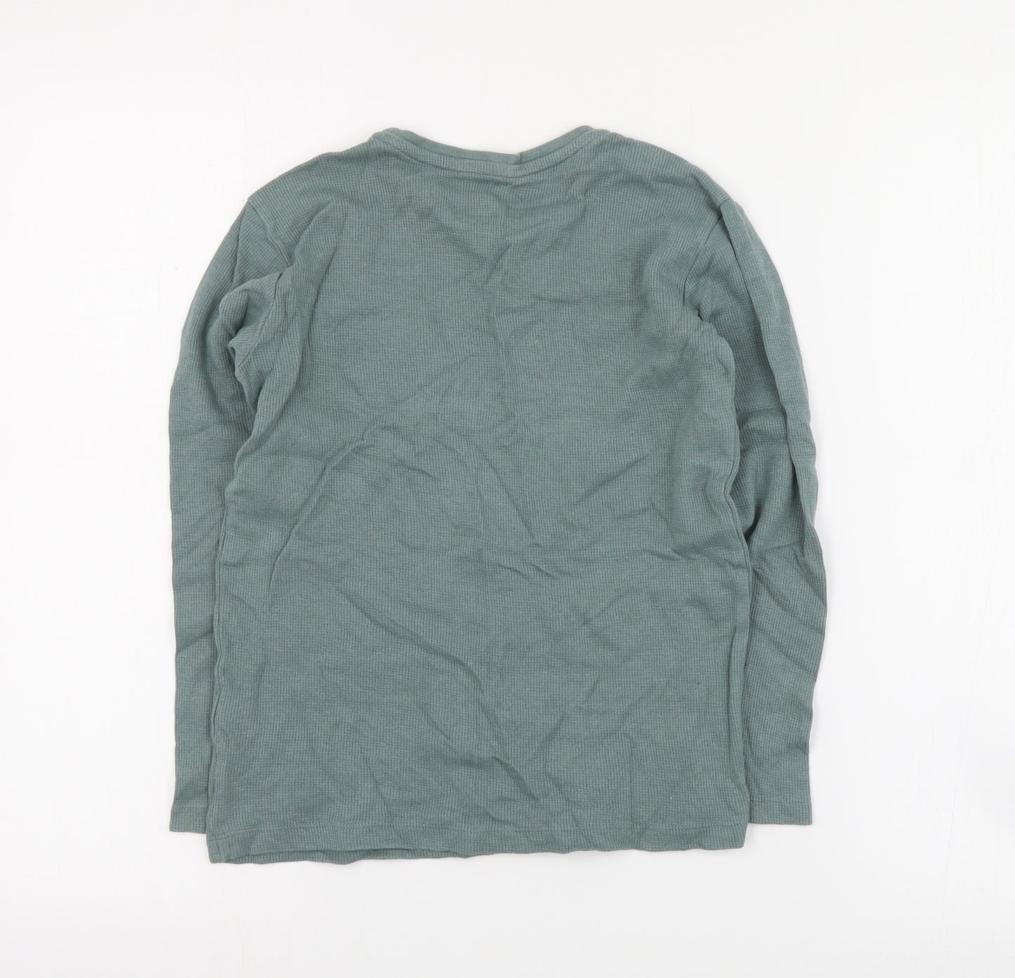 Dunnes Boys Blue Round Neck  Cotton Pullover Jumper Size 8-9 Years  Pullover