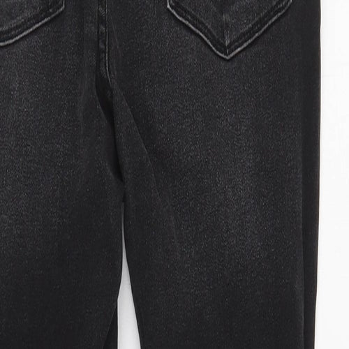 Primark Womens Black  Cotton Skinny Jeans Size 10 L30 in Regular Zip