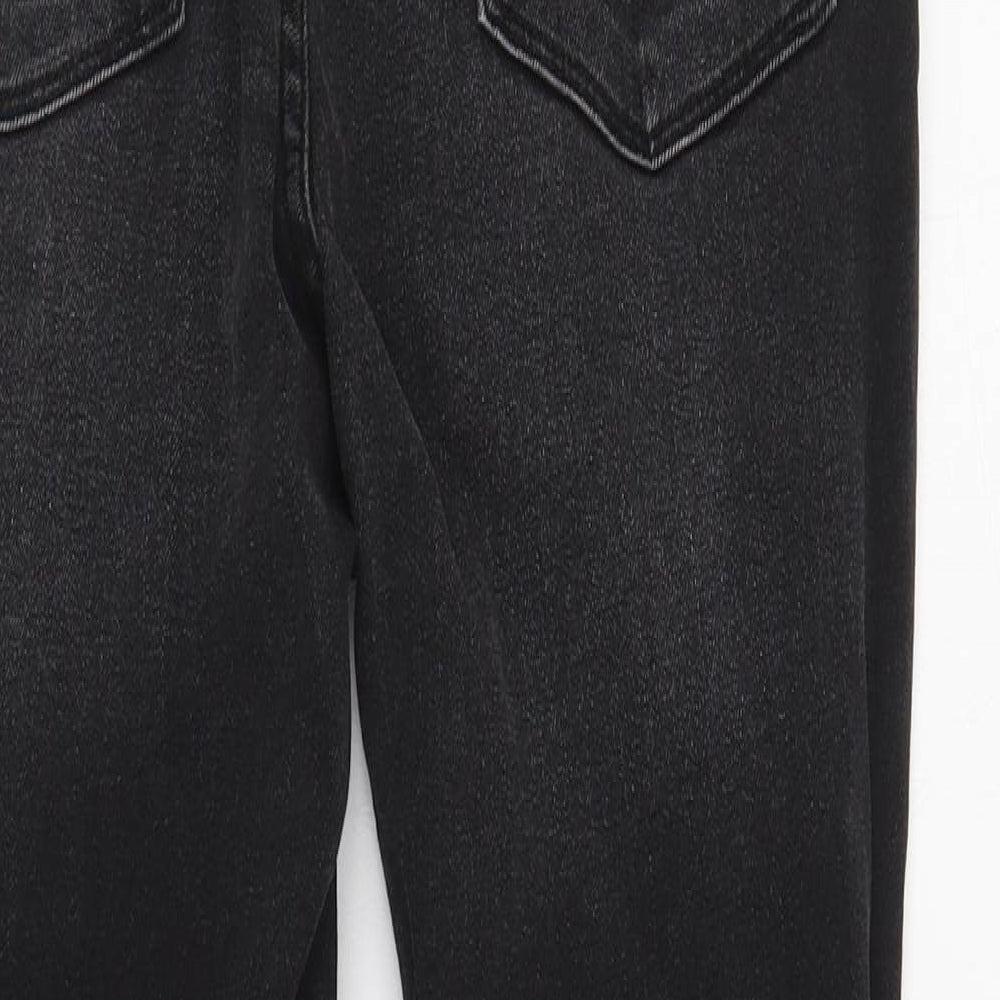 Primark Womens Black  Cotton Skinny Jeans Size 10 L30 in Regular Zip
