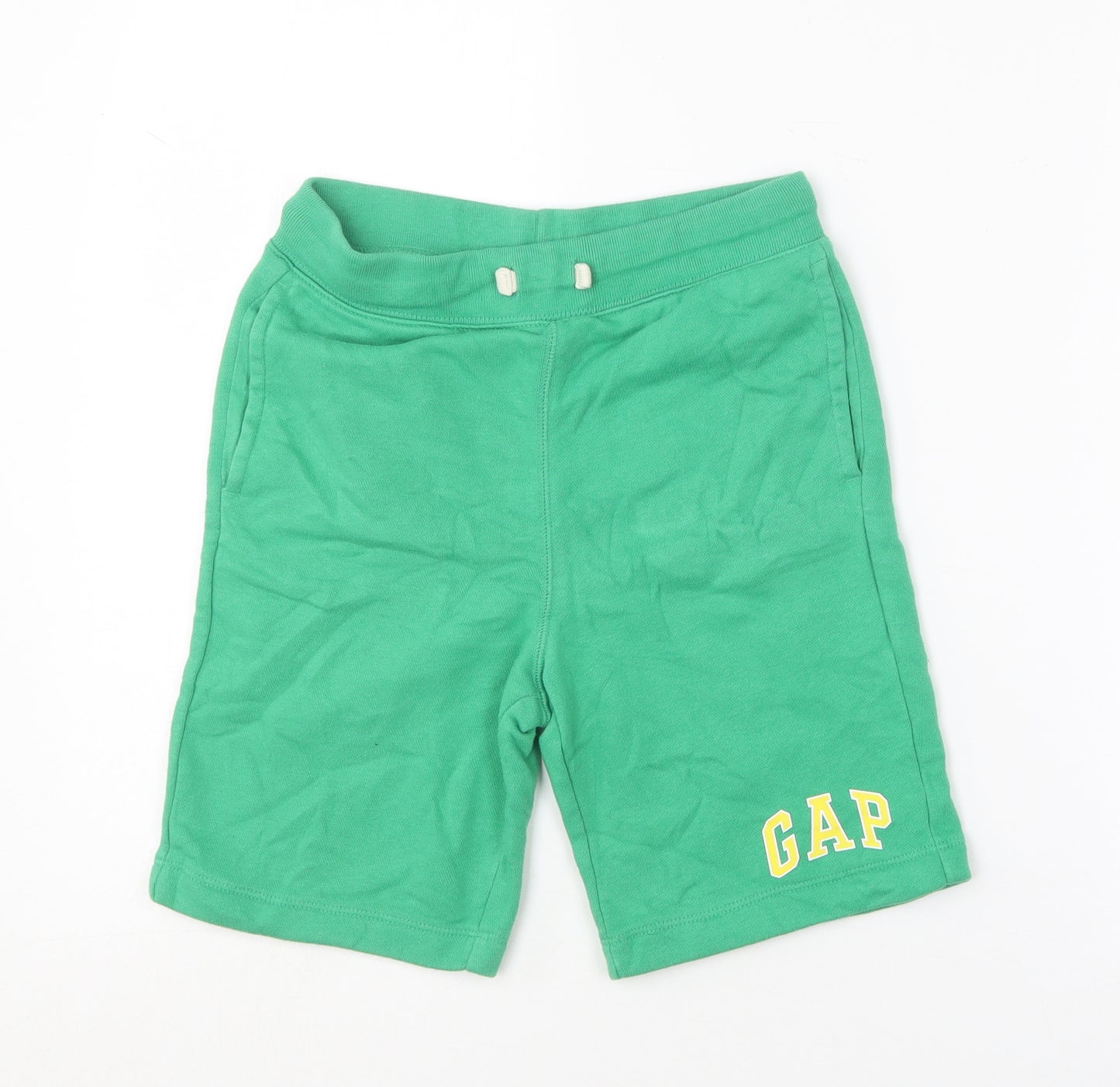 Gap Boys Green  Cotton Sweat Shorts Size L  Regular