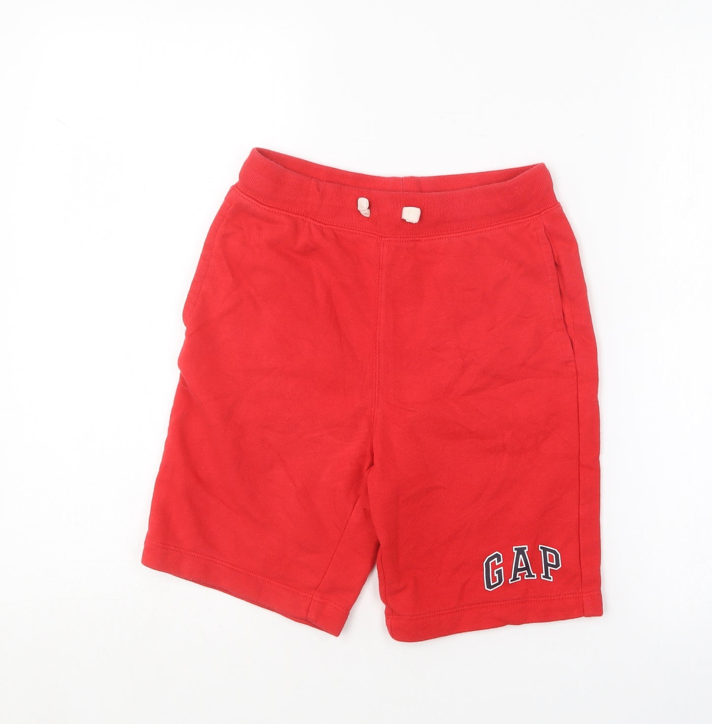 Gap Boys Red  Cotton Sweat Shorts Size L  Regular