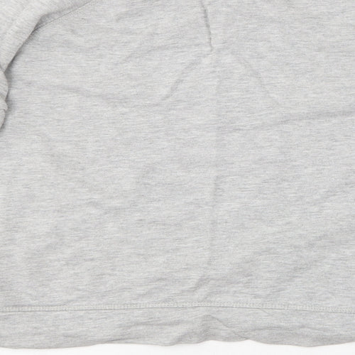 TU Womens Grey Round Neck  Cotton Pullover Jumper Size 8