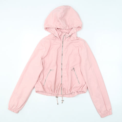 Bershka Girls Pink   Jacket Coat Size S