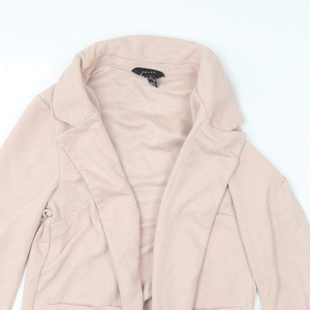 New Look Womens Pink   Jacket Blazer Size 8