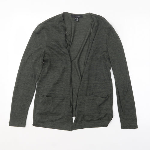 Atmosphere Womens Green V-Neck  Polyester Cardigan Jumper Size 6