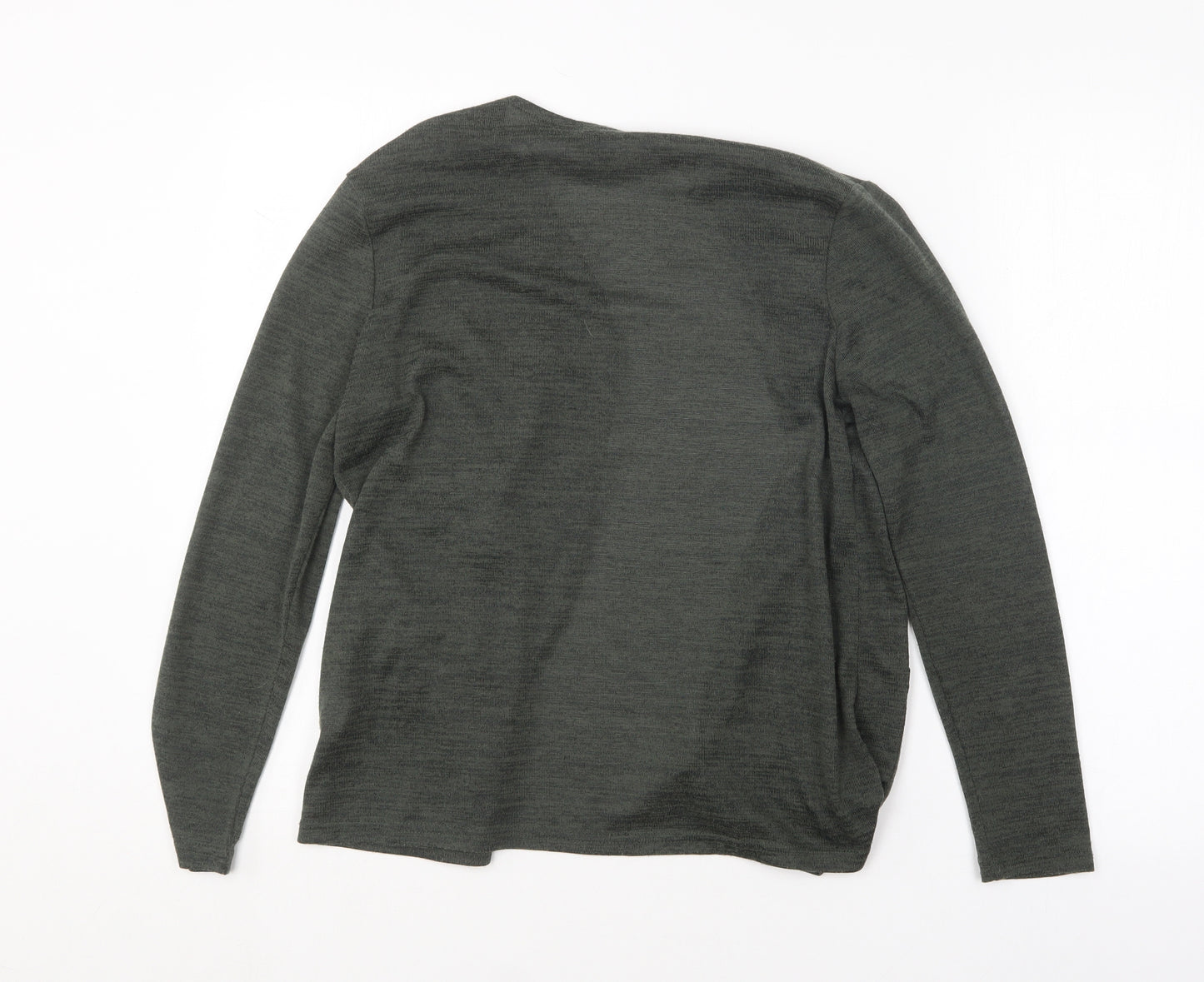 Atmosphere Womens Green V-Neck  Polyester Cardigan Jumper Size 6