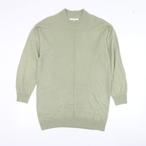 NEXT Womens Green Round Neck  Acrylic Pullover Jumper Size S