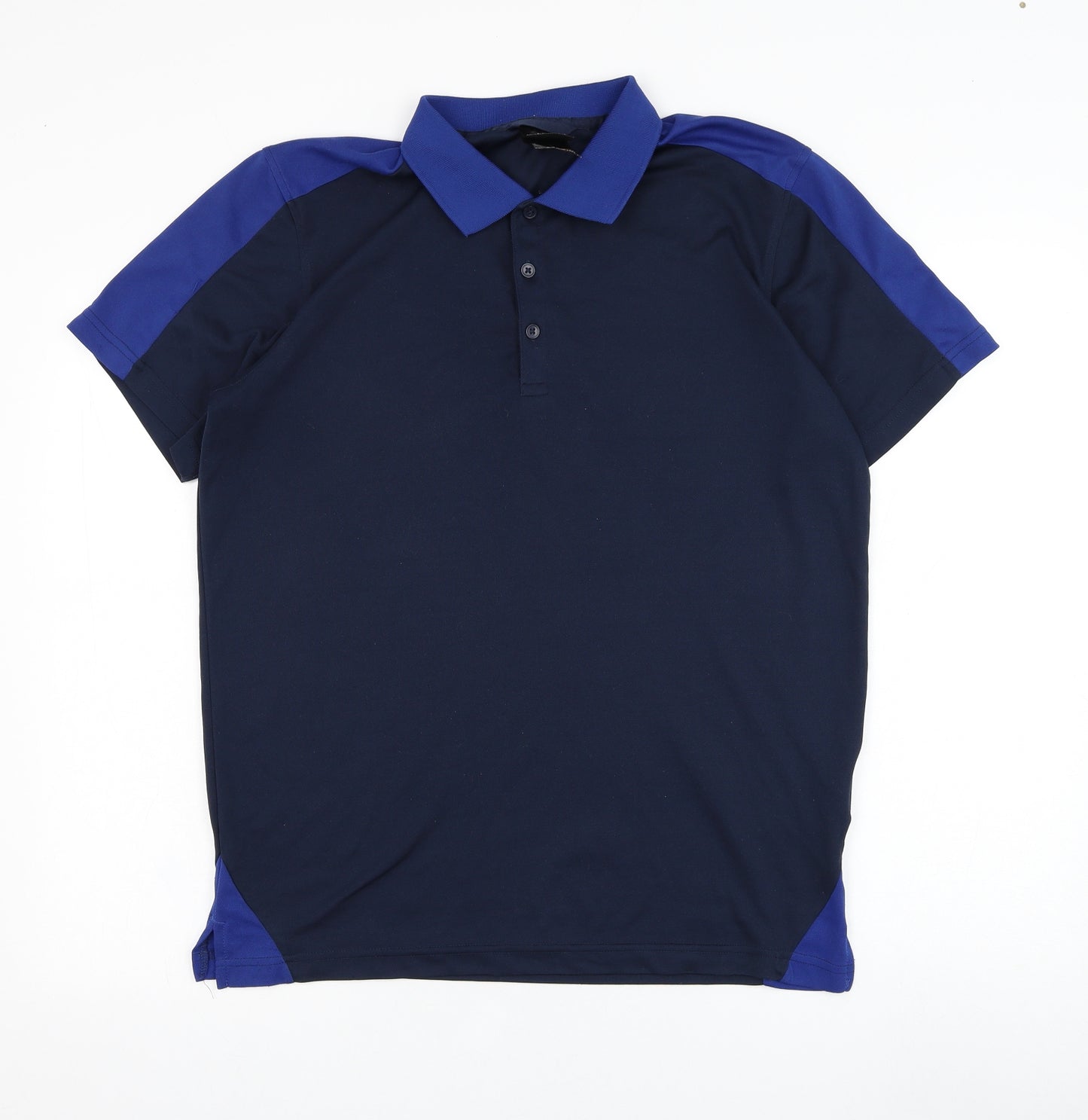 Regatta Mens Blue  Polyester  Polo Size M Collared Pullover