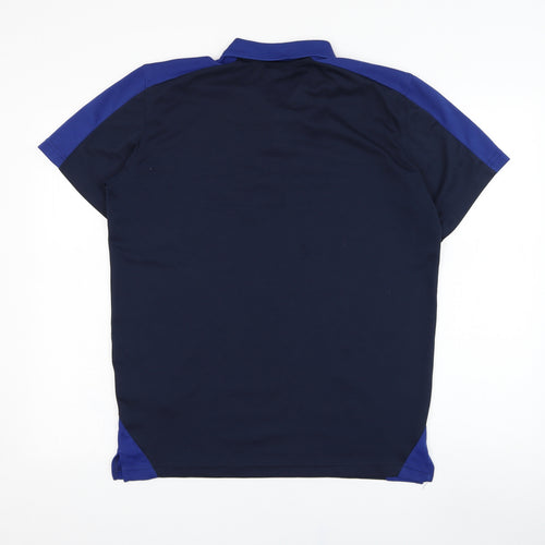 Regatta Mens Blue  Polyester  Polo Size M Collared Pullover