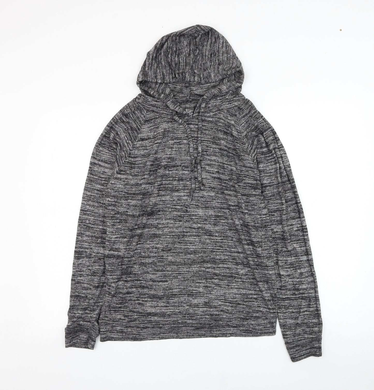 Primark Womens Grey  Viscose Pullover Hoodie Size 10  Pullover