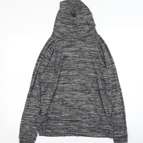 Primark Womens Grey  Viscose Pullover Hoodie Size 10  Pullover