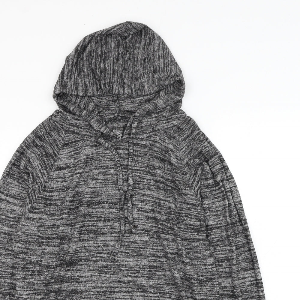 Primark Womens Grey  Viscose Pullover Hoodie Size 10  Pullover