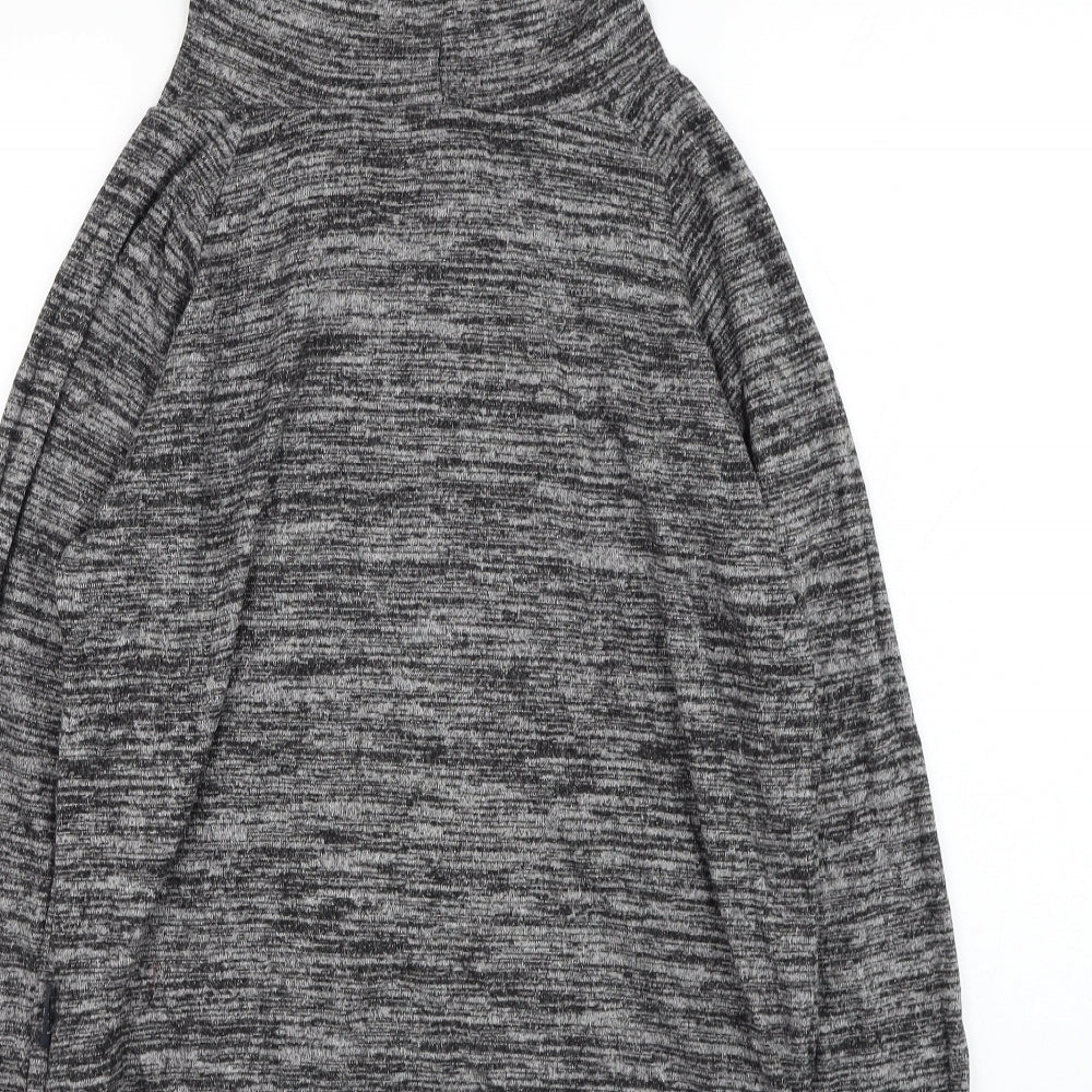 Primark Womens Grey  Viscose Pullover Hoodie Size 10  Pullover