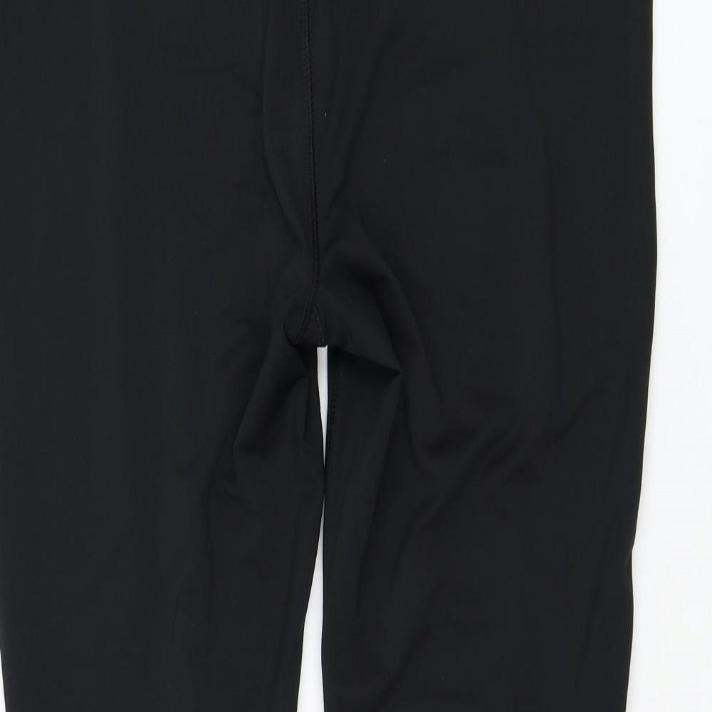 LA Gear Womens Black  Polyester Compression Leggings Size 16 L27 in Regular Pullover